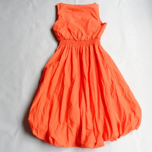 NWT$398 Trina Turk Sought After High-Low Poplin Dress A-Line Bubble Skirt sz L - Picture 11 of 16
